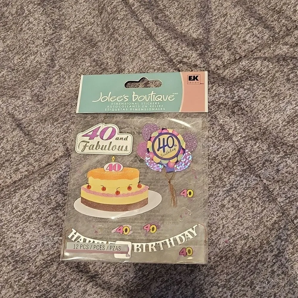 Birthday sticker bundle